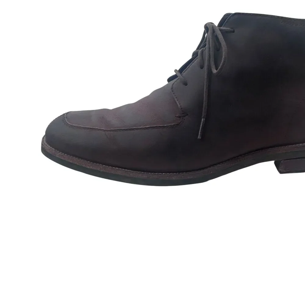 Cole Haan Mens Wagner Grand Apron Chukka Boot Brown Waterproof C28633 Size 9 M